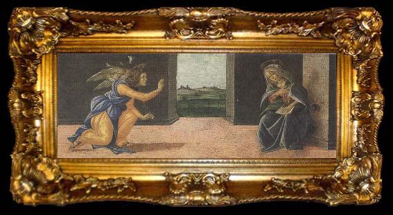 framed  Sandro Botticelli Annunciation, ta009-2